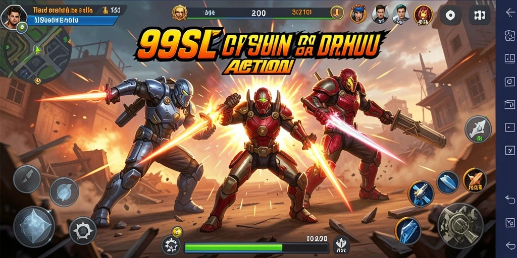 Tampilan seru gameplay 99SL dengan pertarungan mendebarkan.
