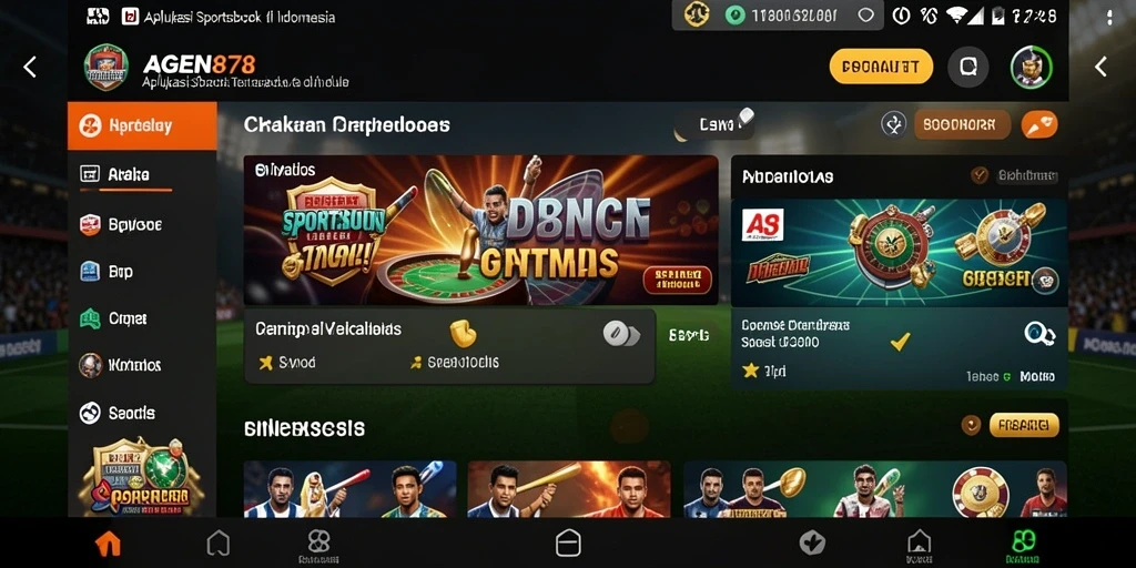 Tampilan menarik dari gameplay AGEN878 dalam taruhan olahraga.