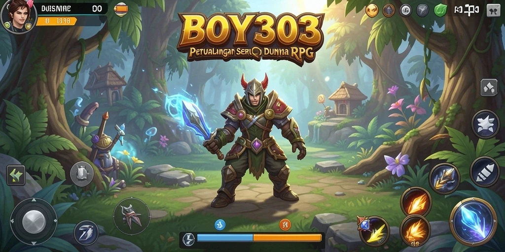 Tampilan gameplay RPG yang menarik dari BOY303.