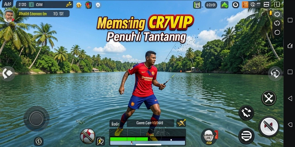 Tangkapan ikan yang spektakuler dalam game CR7VIP.