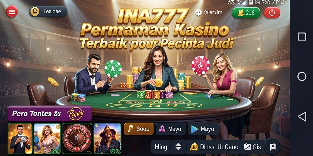 Tampilan gameplay kasino yang menarik dan interaktif.