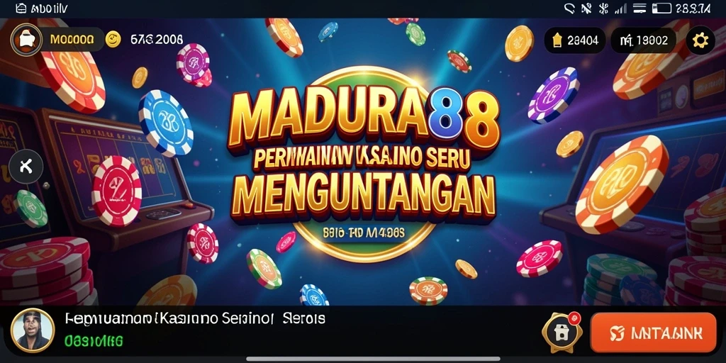 Tampilan gameplay <strong>MADURA88</strong> yang menarik dan memukau.
