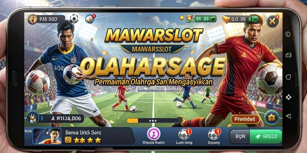 Tangkapan layar gameplay MAWARSLOT yang menampilkan pertandingan olahraga yang mendebarkan.