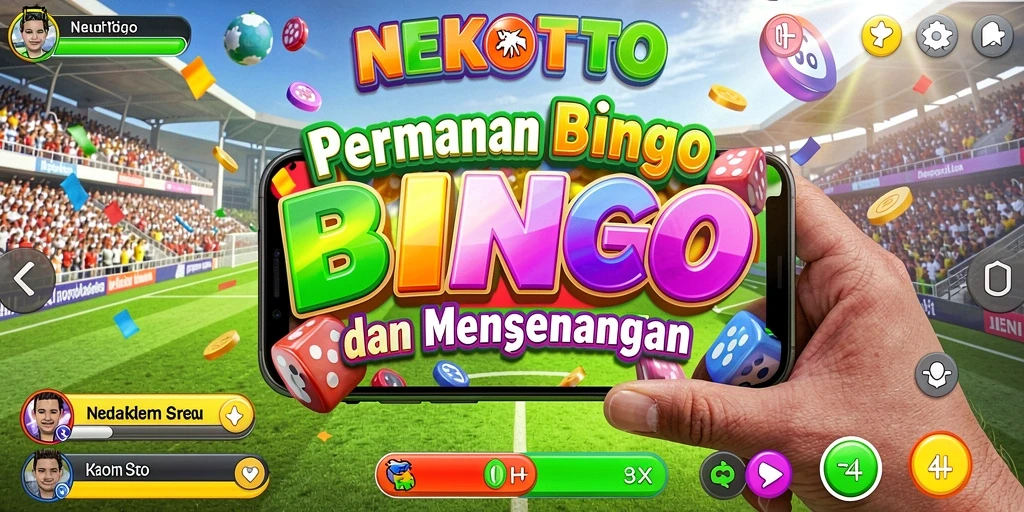 Tampilan menarik dari permainan Bingo di NEKOTOTO.