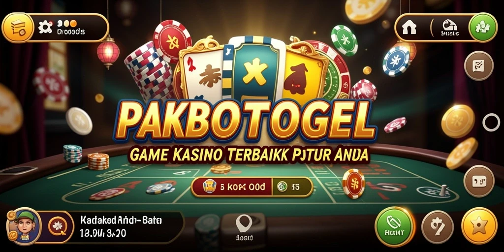 Tampilan utama gameplay PAKBOSTOGEL dengan berbagai pilihan permainan Kasino.
