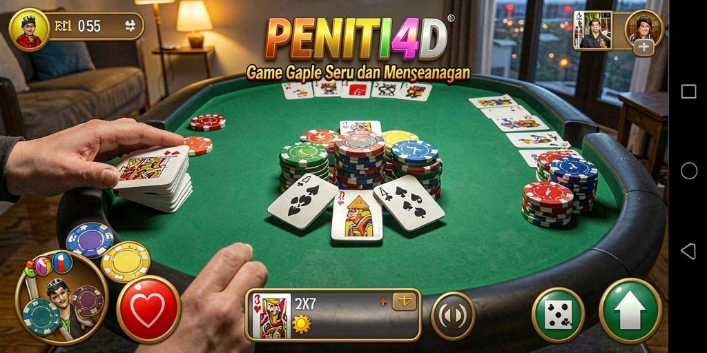 Tampilan gameplay seru dalam PENITI4D, penuh strategi dan kompetisi.