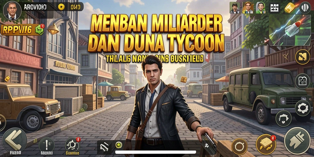 Tampilan menarik dari gameplay RPVIP6 yang menampilkan strategi Tycoon.