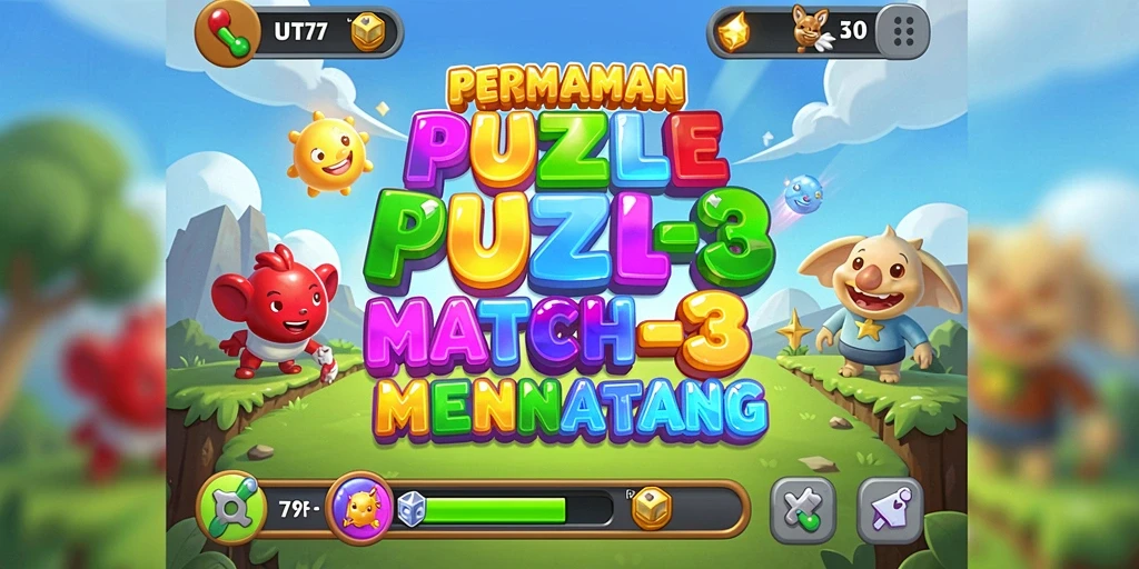 Tampilan gameplay UT77 yang seru dan penuh warna.