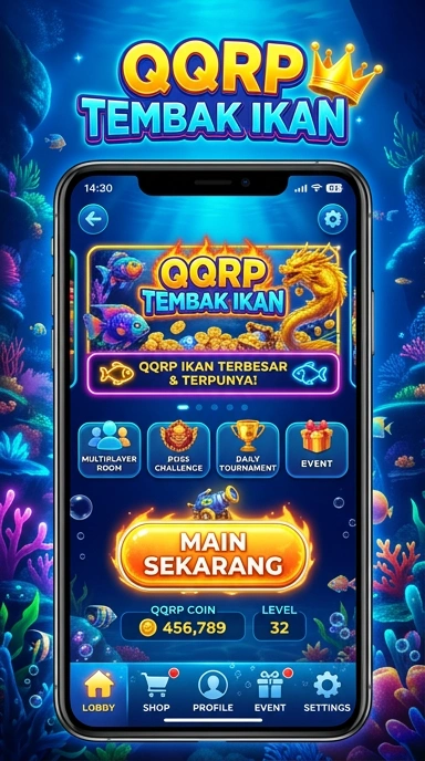 Tampilan antarmuka qqrp yang menarik dan intuitif.